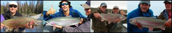 Mystic Waters guests with Kenai River Rainbows