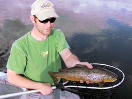Brian Neilsen with a Missouri River Brown