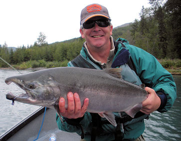 Alaska Fly Fishing for Silver Salmon
