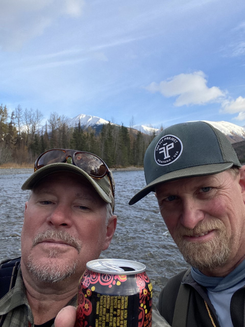 Stacy and Fred on the Upper Kenai River Mystic Waters Fly Fishing
