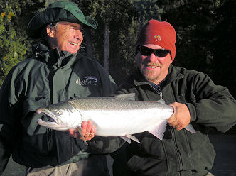 Kenai River Alaska Silver Salmon Fly Fishing