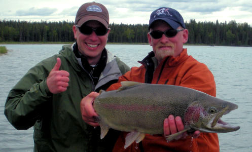 Kenai River Square Shaped Rainbow