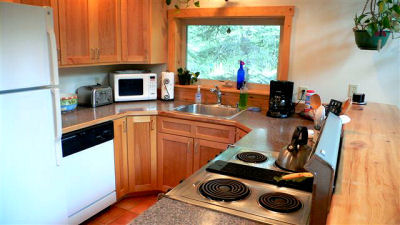 Kitchen View Kenai River Lodging