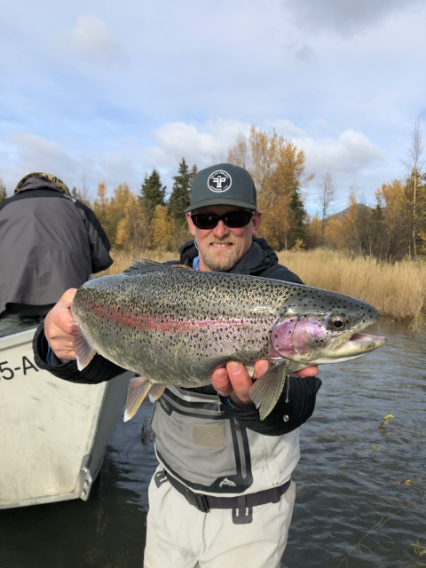 October Rainbow Upper Kenai River Alaska