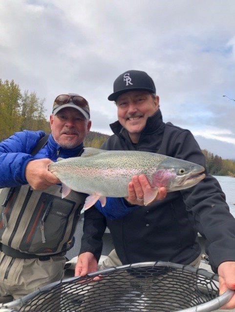 After the Swan Lake Fire, big rainbows as usual.