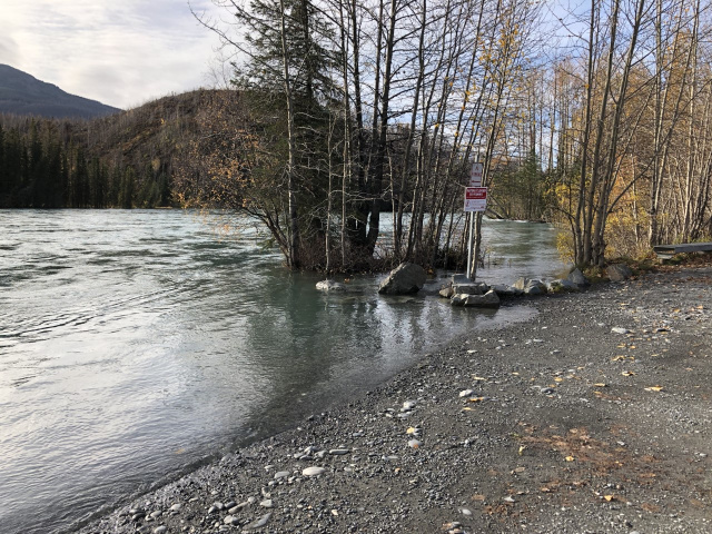 High water at Jim's Landing