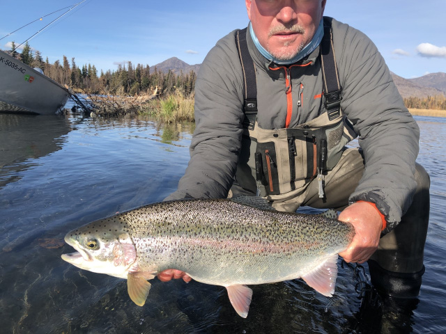 River mouth Rainbow Upper Kenai River KNWR