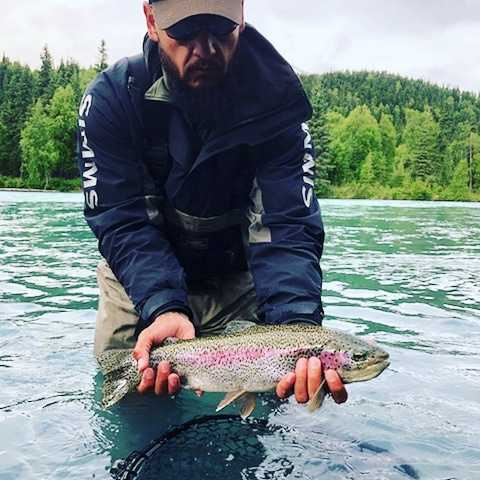 Rainbow saved from an eagle