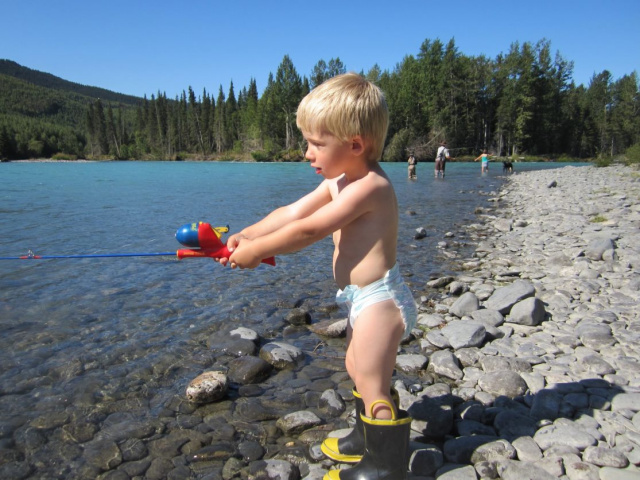 Spiderman On the Kenai River