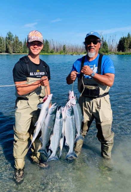 Salmon are delicious.