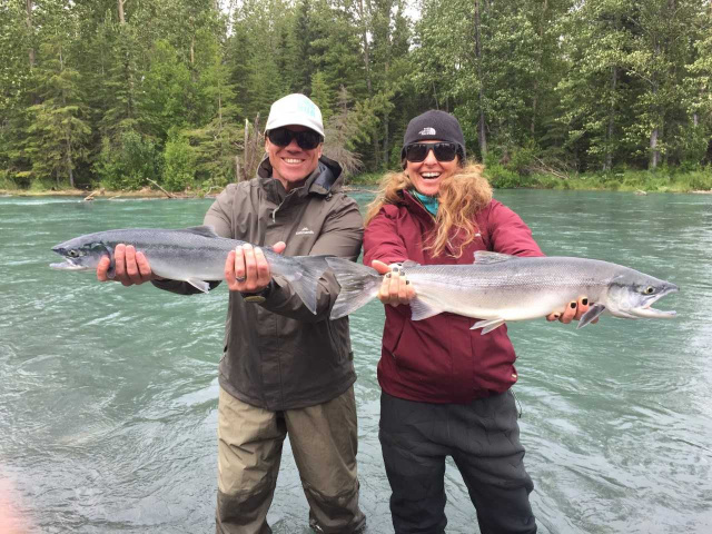 Perfect Sockeye Salmon Lift